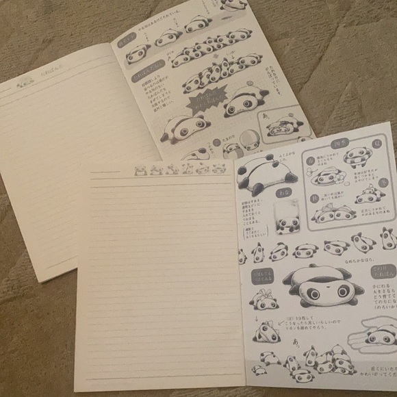 NEW SANRIO Tare Panda notebook x2 - Picture 4 of 4